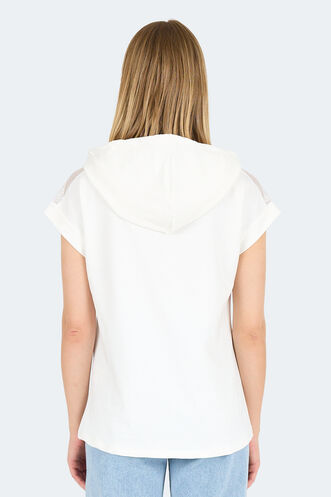 Slazenger VANKA Kadın Tişört Ekru - Thumbnail