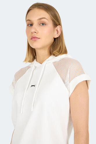 Slazenger VANKA Kadın Tişört Ekru - Thumbnail