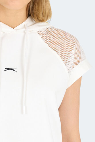 Slazenger VANKA Kadın Tişört Ekru - Thumbnail