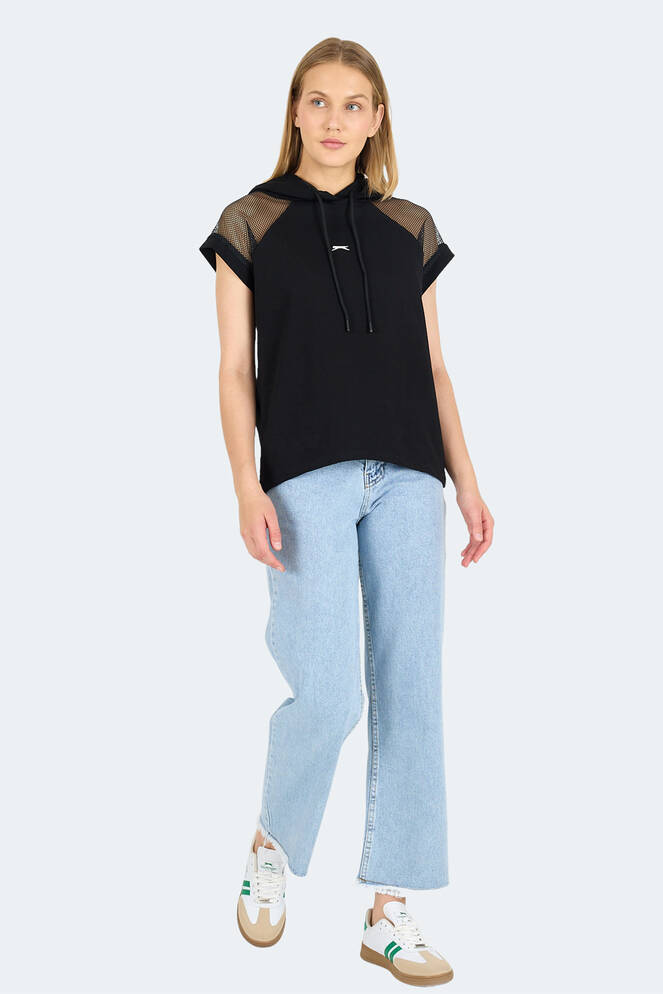 Slazenger VANKA Kadın Tişört Siyah