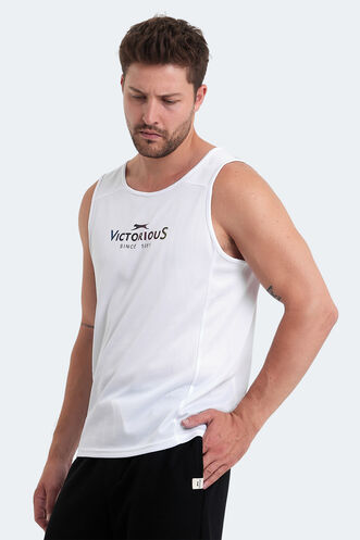 Slazenger VASANTA Erkek T-Shirt Beyaz - Thumbnail