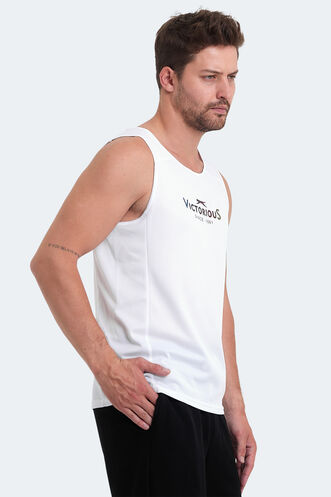 Slazenger VASANTA Erkek T-Shirt Beyaz - Thumbnail