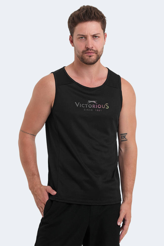 Slazenger VASANTA Erkek T-Shirt Siyah