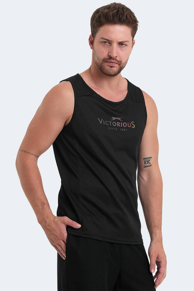Slazenger VASANTA Erkek T-Shirt Siyah