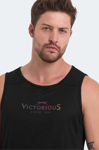 Slazenger VASANTA Erkek T-Shirt Siyah - Thumbnail