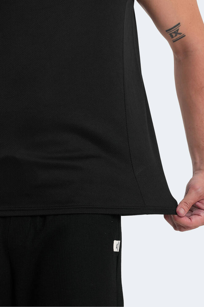 Slazenger VASANTA Erkek T-Shirt Siyah