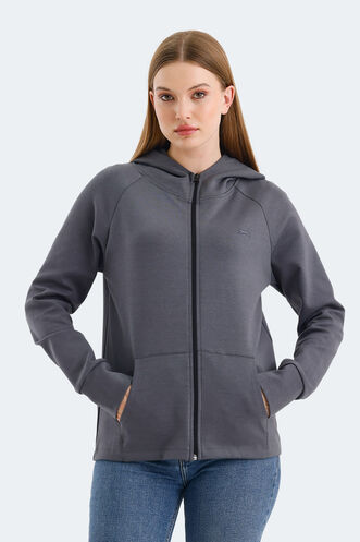 Slazenger - Slazenger VASCO Women's Sweatshirt Dark Grey