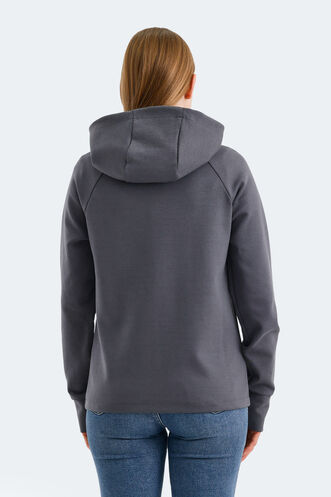 Slazenger VASCO Women's Sweatshirt Dark Grey - Thumbnail