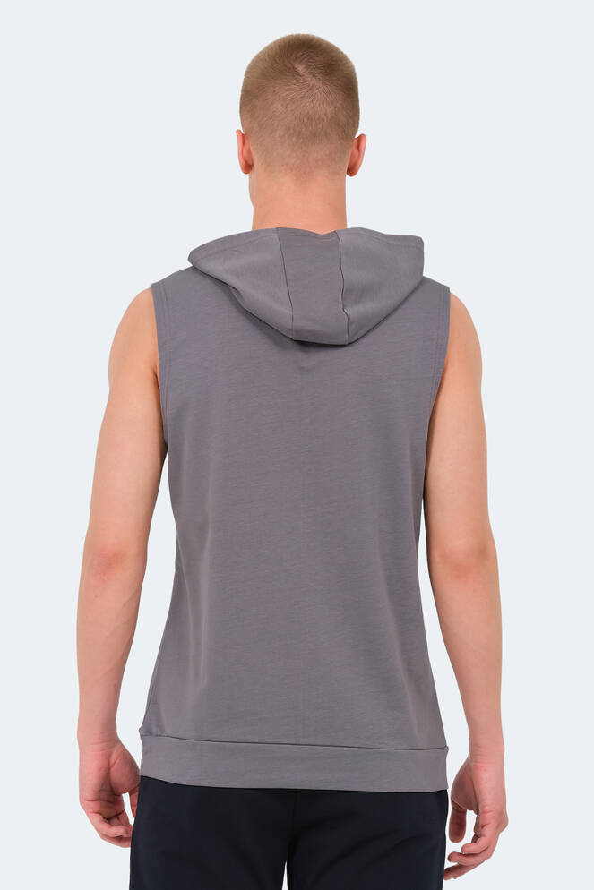 Slazenger VASILISA Erkek T-Shirt Koyu Gri