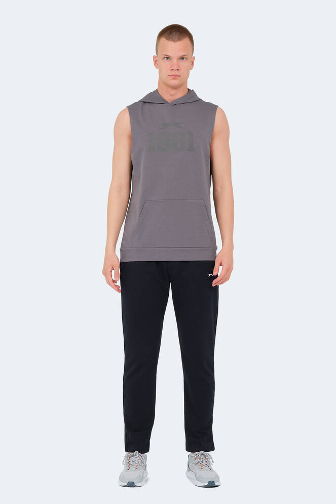 Slazenger VASILISA Erkek T-Shirt Koyu Gri