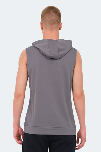 Slazenger VASILISA Erkek T-Shirt Koyu Gri - Thumbnail