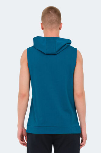Slazenger VASILISA Erkek T-Shirt Petrol - Thumbnail