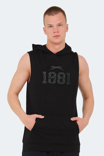 Slazenger - Slazenger VASILISA Erkek T-Shirt Siyah