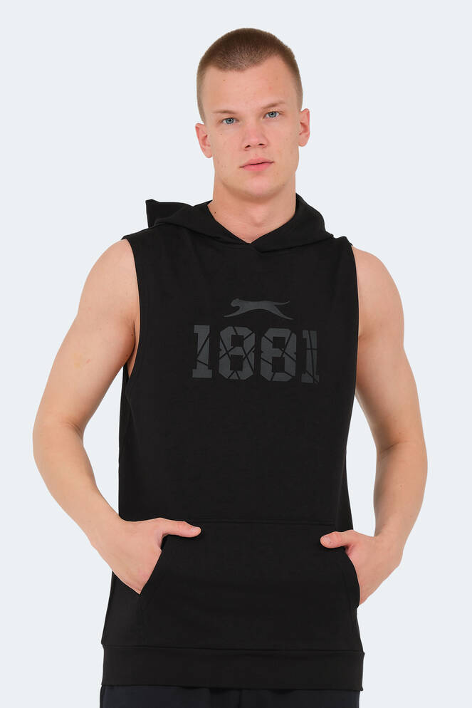 Slazenger VASILISA Erkek T-Shirt Siyah