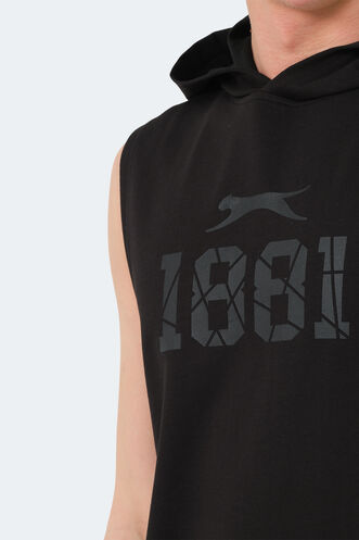 Slazenger VASILISA Erkek T-Shirt Siyah - Thumbnail