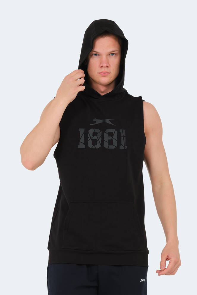 Slazenger VASILISA Erkek T-Shirt Siyah