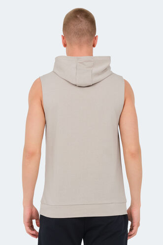 Slazenger VASILISA Erkek T-Shirt Taş Gri - Thumbnail