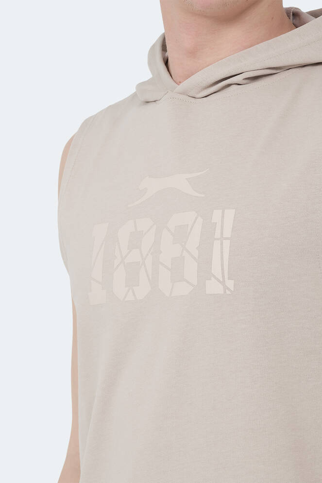 Slazenger VASILISA Erkek T-Shirt Taş Gri