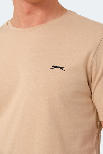 Slazenger VEDA Erkek T-Shirt Bej - Thumbnail