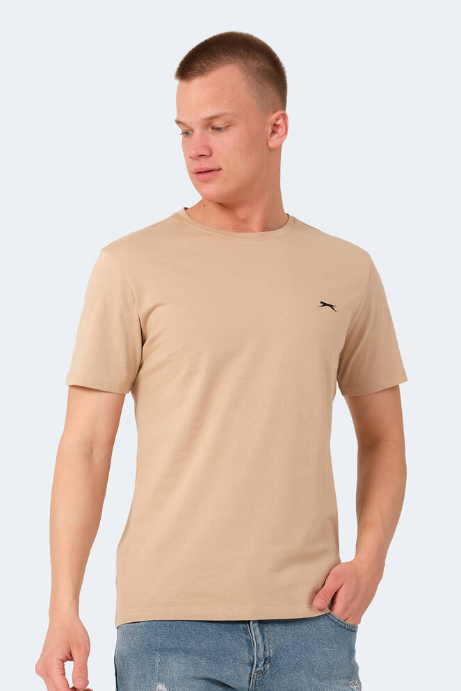 Slazenger VEDA Erkek T-Shirt Bej