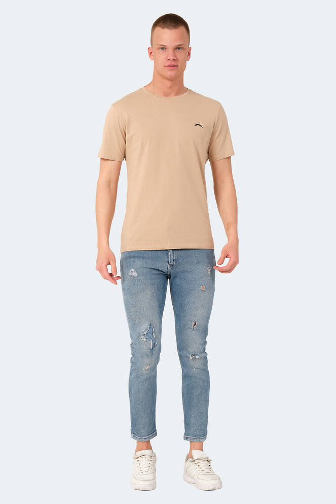 Slazenger VEDA Erkek T-Shirt Bej