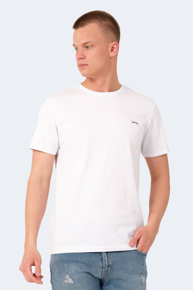 Slazenger VEDA Erkek T-Shirt Beyaz