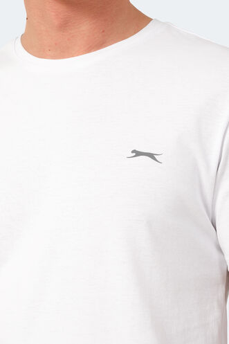 Slazenger VEDA Erkek T-Shirt Beyaz - Thumbnail