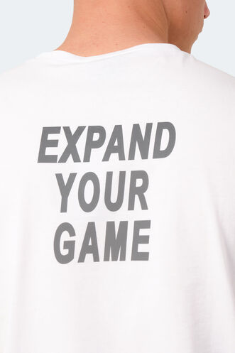 Slazenger VEDA Erkek T-Shirt Beyaz - Thumbnail