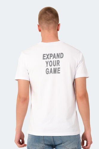 Slazenger VEDA Erkek T-Shirt Beyaz - Thumbnail