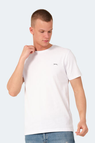 Slazenger VEDA Erkek T-Shirt Beyaz - Thumbnail