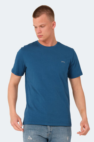 Slazenger VEDA Erkek T-Shirt Petrol - Thumbnail