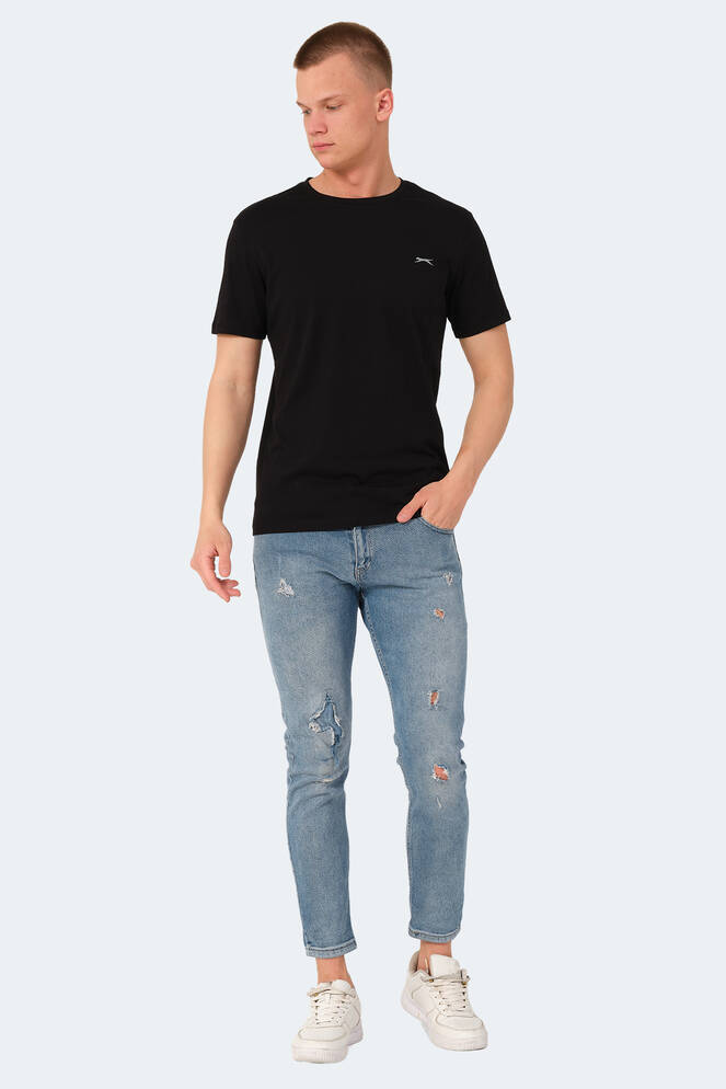 Slazenger VEDA Erkek T-Shirt Siyah