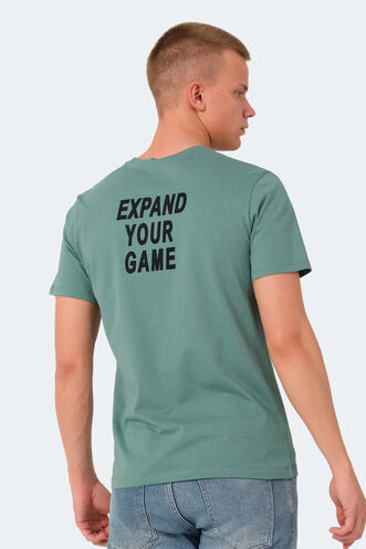 Slazenger VEDA Erkek T-Shirt Deniz Yeşili - Thumbnail