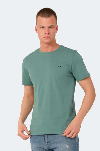 Slazenger VEDA Erkek T-Shirt Deniz Yeşili - Thumbnail