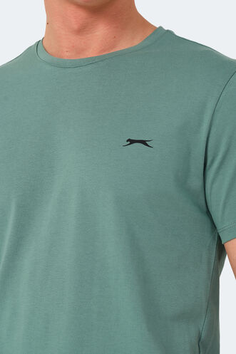 Slazenger VEDA Erkek T-Shirt Deniz Yeşili - Thumbnail