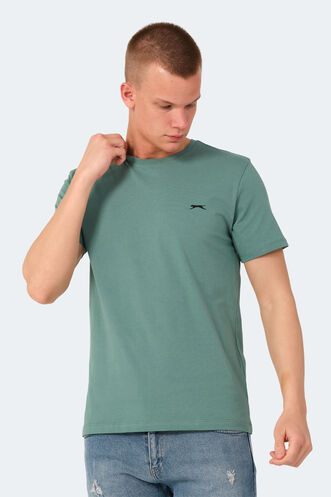 Slazenger VEDA Erkek T-Shirt Deniz Yeşili - Thumbnail