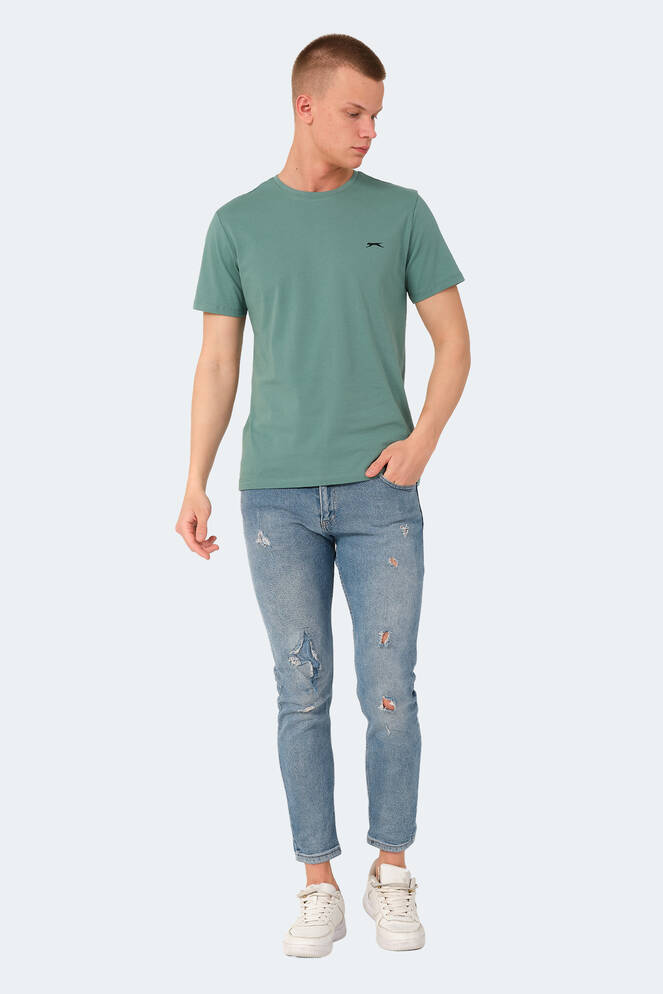 Slazenger VEDA Erkek T-Shirt Deniz Yeşili