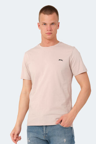 Slazenger - Slazenger VEDA Erkek T-Shirt Taş Gri