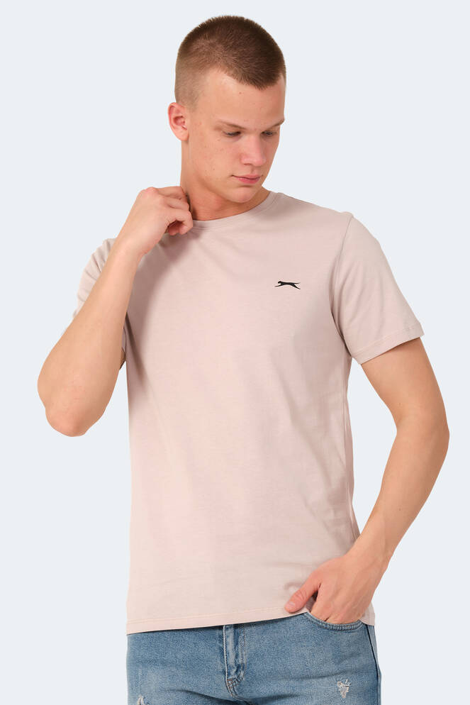 Slazenger VEDA Erkek T-Shirt Taş Gri
