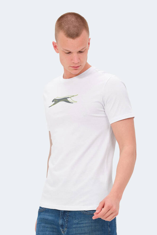 Slazenger VEDRAN Erkek T-Shirt Beyaz