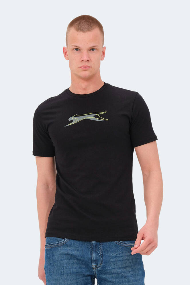 Slazenger VEDRAN Erkek T-Shirt Siyah
