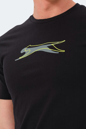 Slazenger VEDRAN Erkek T-Shirt Siyah - Thumbnail