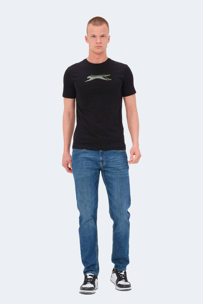 Slazenger VEDRAN Erkek T-Shirt Siyah