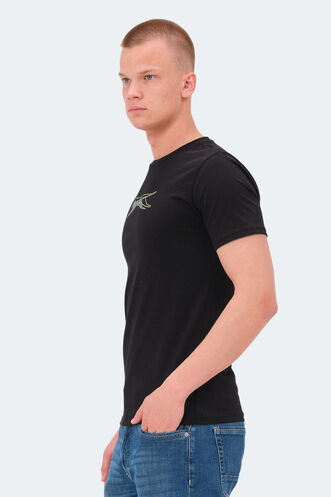 Slazenger VEDRAN Erkek T-Shirt Siyah - Thumbnail