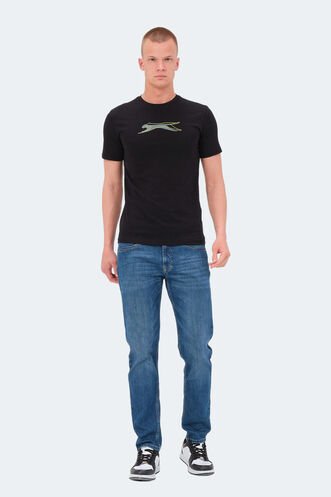 Slazenger VEDRAN Erkek T-Shirt Siyah - Thumbnail