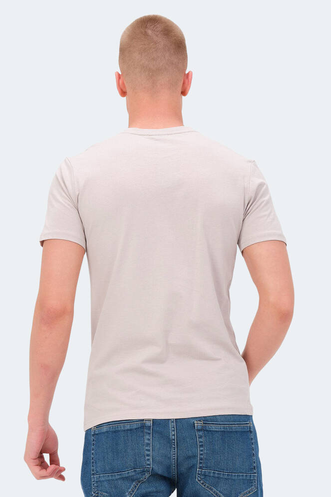 Slazenger VEDRAN KTN Erkek Taş Gri Tişört