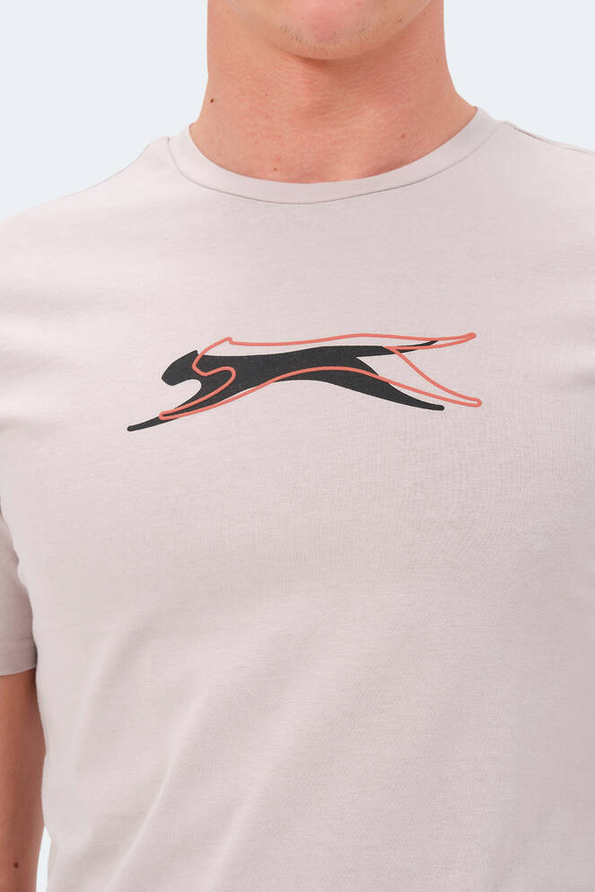 Slazenger VEDRAN KTN Erkek Taş Gri Tişört