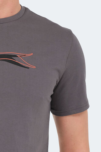 Slazenger VEDRAN Men's T-Shirt Dark Gray - Thumbnail