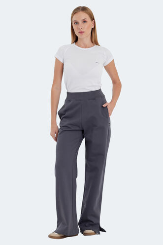 Slazenger VEGETABLE Kadın Eşofman Altı Koyu Gri - Thumbnail