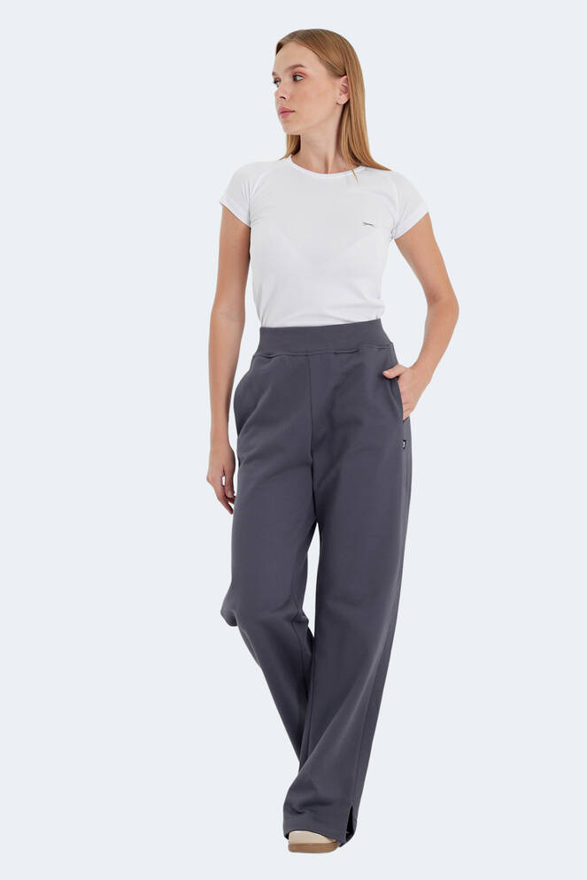 Slazenger VEGETABLE Kadın Eşofman Altı Koyu Gri